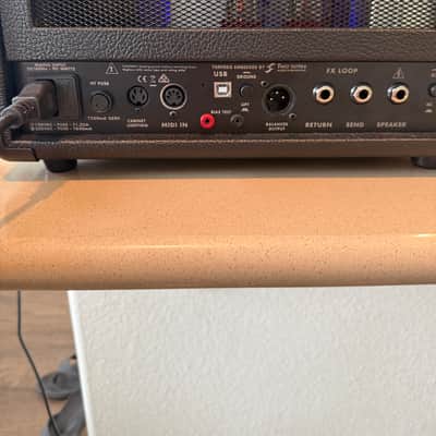 REVV D20 20-/4 Watt Head 2024 - Black Tolex image 5