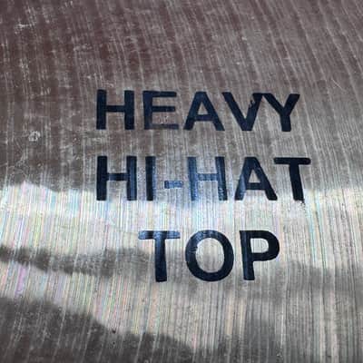 ‡‡‡Used Paiste 15" 2002 Heavy Hi-Hat Cymbals (Pair) - 90's Black Label Reissue In Excellent Condition‡‡‡ image 4