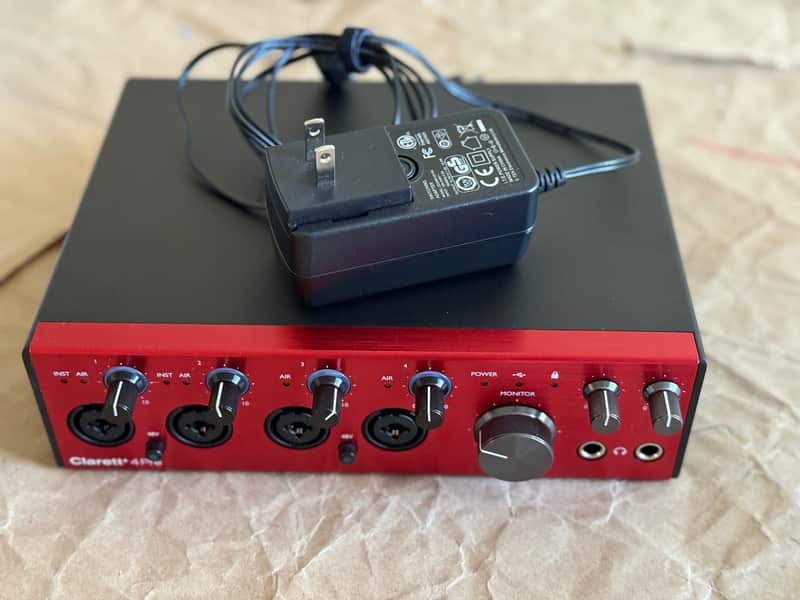 Focusrite Clarett+ 4Pre USB-C Audio Interface 2021 - Present - Red image 1