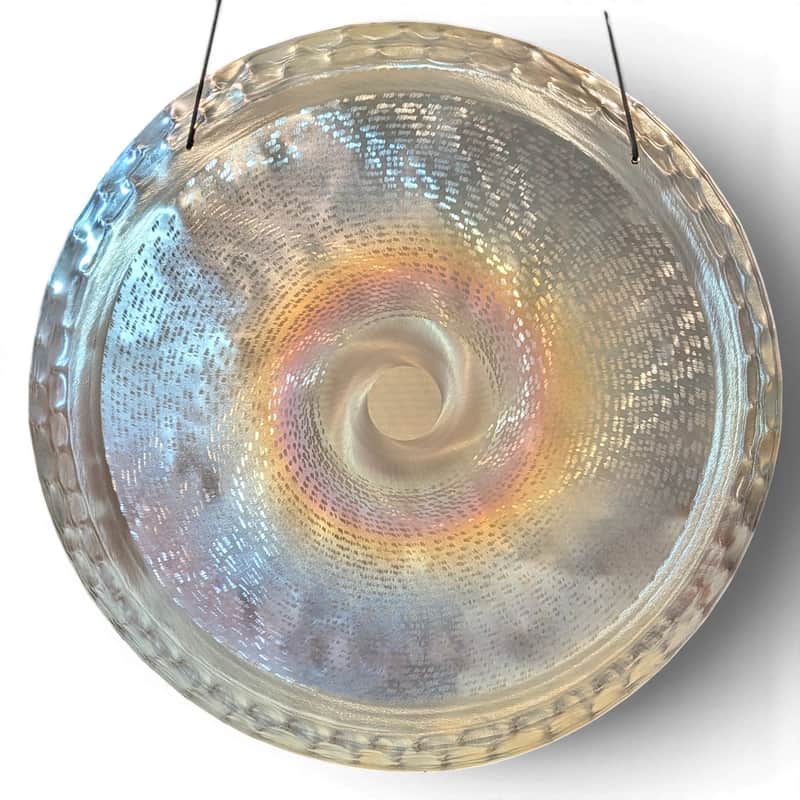 G#2-40 Grotta Sonora 24" Nickel Silver Gong image 1