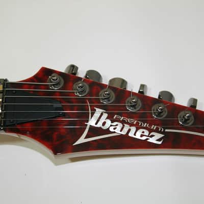 Ibanez Premium RG9 ( RG927 QM )7 String Transparent Red-Quilt Maple Top Ibanez Gig Bag RG7 image 12