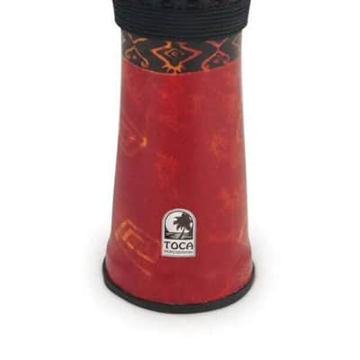 Toca Freestyle Rope-Tuned Djembe, 12" - Red (SFDJ-12RP) image 2