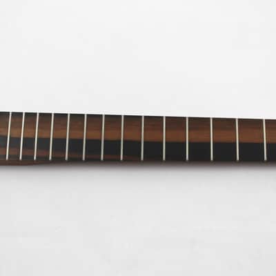 Macassar Ebony on Quarter Sawn Bubinga S-Style Custom Guitar Neck-USA Made image 4