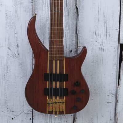 Peavey Cirrus 5 Bubinga Bass 5 String Electric Bass Guitar Natural with Gig Bag image 4