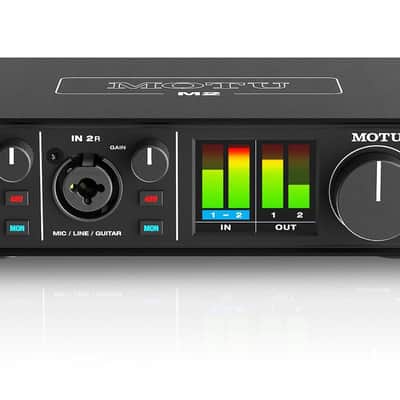 MOTU M2 USB-C Audio Interface, 2-in and 2-out image 1