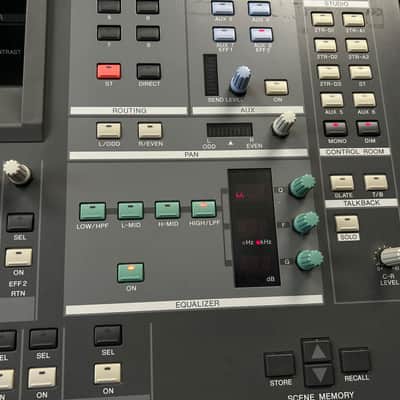 Yamaha O2R Digital Recording Console 24 Channel Mixer with Meter Bridge & 3 Cards image 9