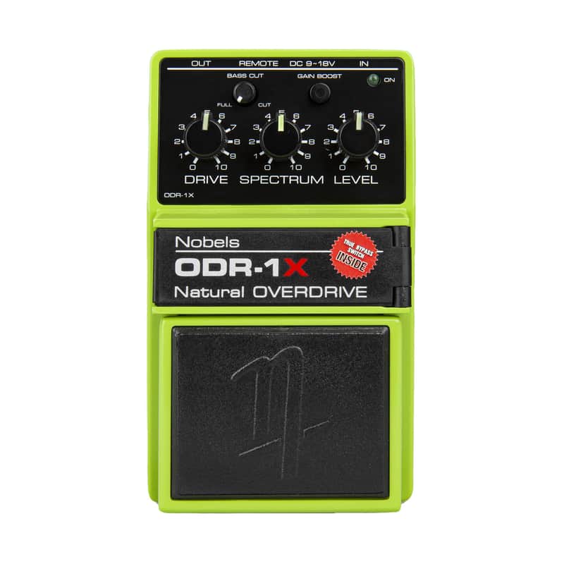 Nobels ODR-1X Overdrive Guitar Pedal Green 2024 image 1