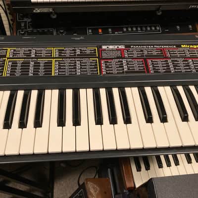 Ensoniq Mirage Parameter Reference Cards (re-creation)