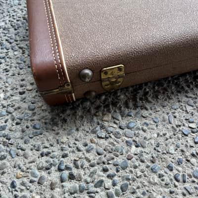 1959-1960 Fender Stratocaster Telecaster Case Only No Guitar - Brown Knucklebuster image 6