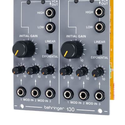 Behringer 130 Dual VCA Eurorack Synthesizer Module image 1