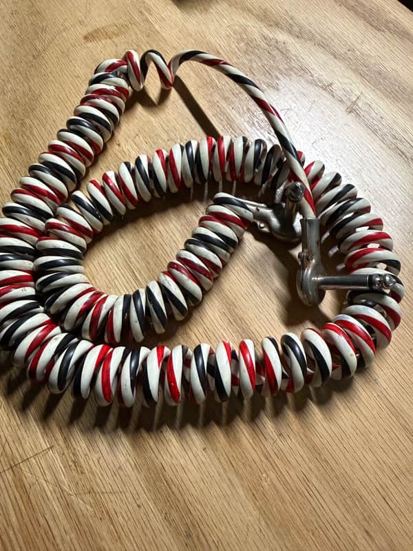 Vintage 60s/70s Retro coil cable image 1