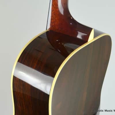 M.J. Franks Legacy Dreadnought, Adirondack Red Spruce, Brazilian Rosewood - VIDEO image 9