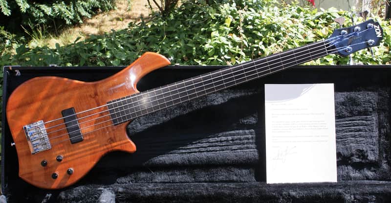 1998 Zon Legacy Elite 5 String Fretless Bass (EX John Giblin, Simple Minds, Kate Bush etc) image 1