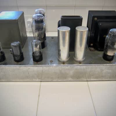 Western Electric Tube Mono Power Amp (2) 6L6's Circa-1950s-Chrome Chassis image 2