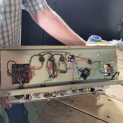 Vox AC15 Two Tone Version 7 Third Circuit EF86 1960 - Two Tone Grey image 20