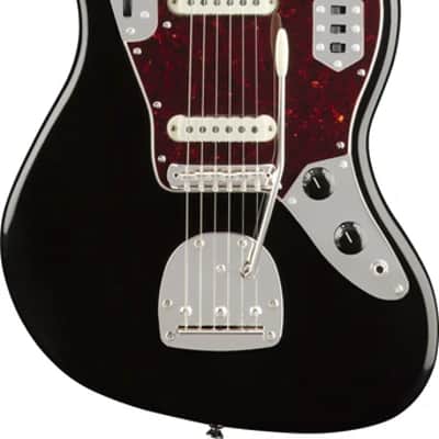 Fender Squier Classic Vibe '70s Jaguar Black Electric Guitar image 1