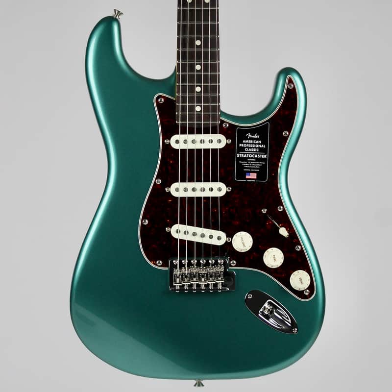 Fender American Professional Classic Stratocaster - Faded Sherwood Green Metallic 2025 w/Gig Bag (0114940374)