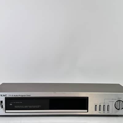 TEAC TT-2 Audio Program Timer For AV Stereo Amplifier Vintage 1980s Silver image 3