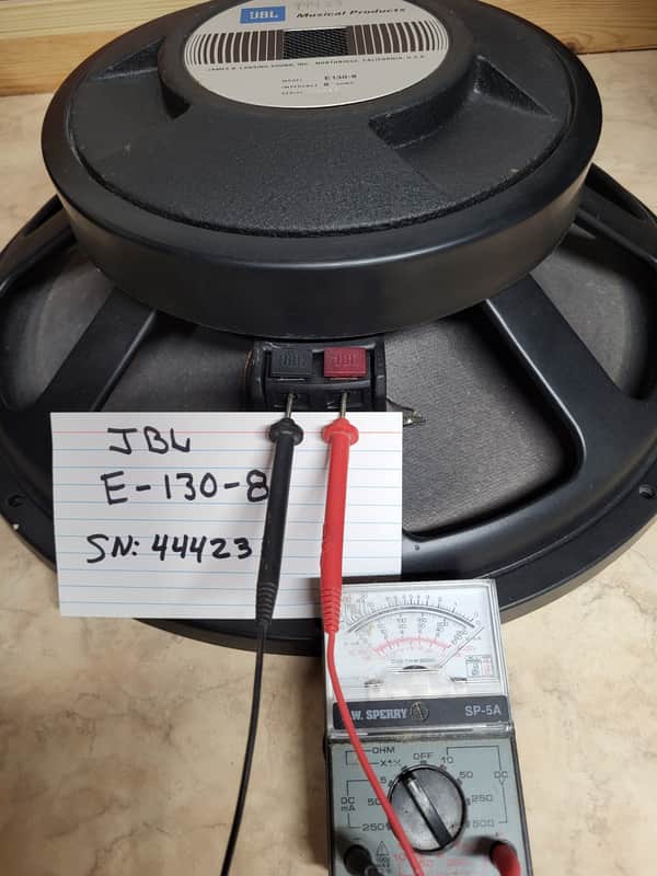 JBL E-130-8 Mid 1990's - Black image 1