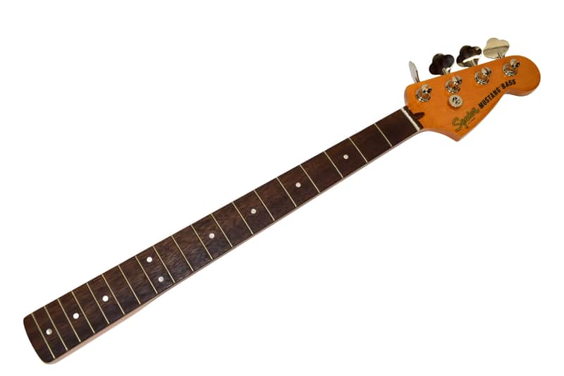 Fender Squier Classic Vibe 60s Mustang Bass Guitar Neck, Laurel With Tuners image 1