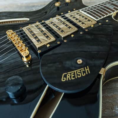 2022 Gretsch Streamliner G2627TG 3-Pickup - Black & Gold w/Cs image 14
