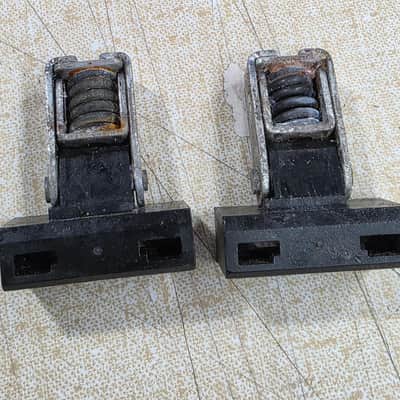 Technics SL-D93 Turntable Dust Cover Lid Hinges Pair image 2