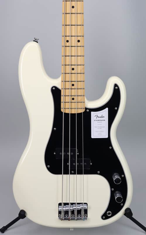 Fender Standard Precision Bass Olympic White image 1