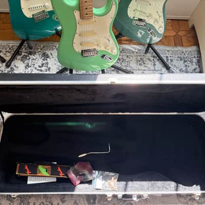 Fender Stratocaster Plus Maple Fretboard 1988 Surf Green E4 Serial Number image 23
