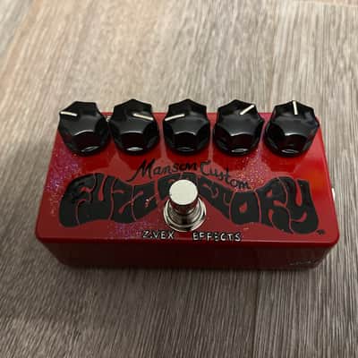Zvex Fuzz Factory Manson guitars custom - Hand-Painted glitterati red 2 of 10 image 2