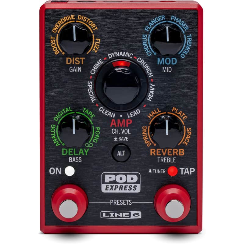 Line 6 POD Express Guitar Portable Multi-FX and Amp Modeling Pedal image 1