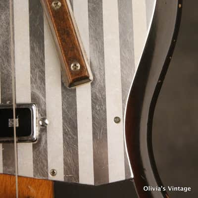 Silvertone/Teisco "Flea" Bass 1960s Sunburst image 4