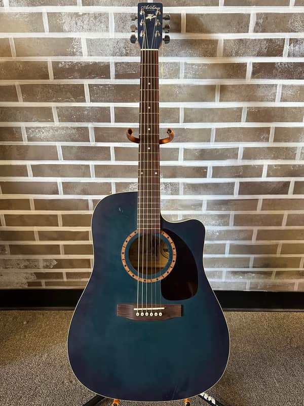 Art & Lutherie CEDAR CW Early 2000s - Semi Gloss Blue image 1