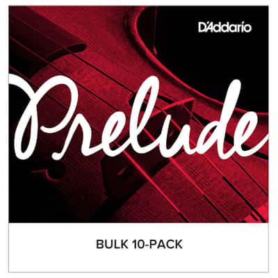 D'Addario Prelude Violin String Set, 1/8 Scale, Medium Tension, Bulk 10-Pack image 1