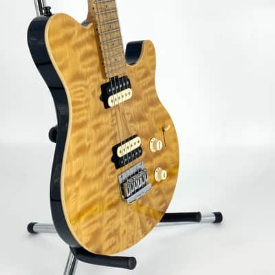 1999 Ernie Ball Music Man Axis Super Sport HH Hardtail - Translucent Gold image 13