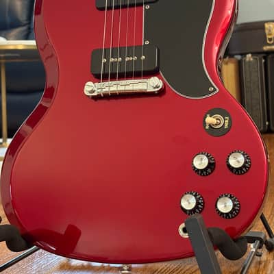 2021 GIBSON SG!! ~ P-90 Pickups & Burgundy Sparkle Finish!! ~ Excellent Condition! ~ OHSC & Case Candy!! image 1
