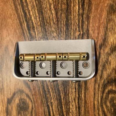 Van Dyke-Harms Telecaster Hybrid Half-Bridge and Comp Saddle Set 2021 Stainless Steel image 6