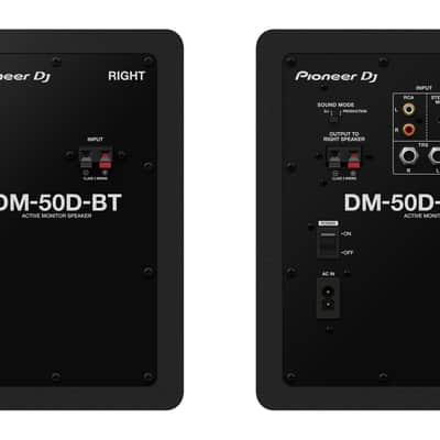 Pioneer DJ DM-50D-K - 5” Desktop Monitor System (Pair, Black) image 3