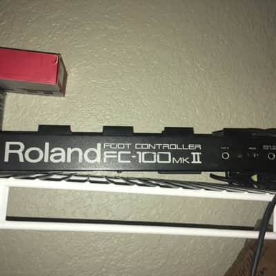 Roland GP-16 Digital Guitar Effects Processor with FC-100mkII Foot Controller 1990s - Black image 2