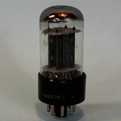 1976 General Electric 12SN7GTA Vintage 1970s Black Plate Tube! T527 image 4