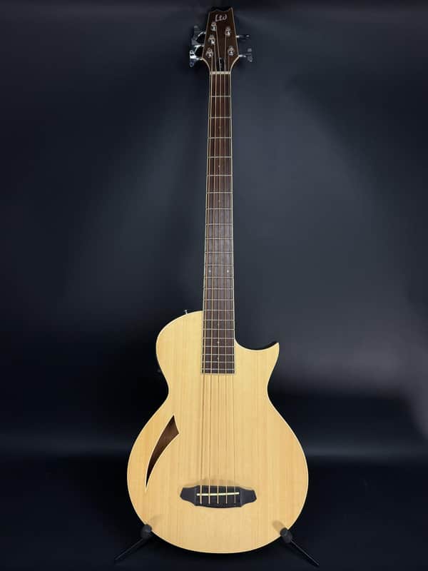 2020 LTD TL-5 Acoustic-Electric Bass - Natural image 1