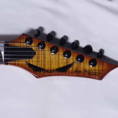 DEAN USA Dave Mustaine StradiVMNT V electric GUITAR Sunburst w/ CASE - Stradi VMNT #42 of 50 image 7
