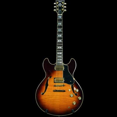 Yamaha SA2200 Semi-Hollow Electric Guitar - Violin Sunburst image 2