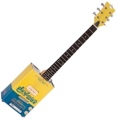 Bohemian Oil Can Electric Guitar ~ P90 ~ Surf Wax BG25SW image 2