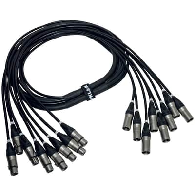 QUIK LOK ITPRO/8MF-5 Frusta 8 Canali Cannon XLR Maschio / Femmina 5 mt image 2