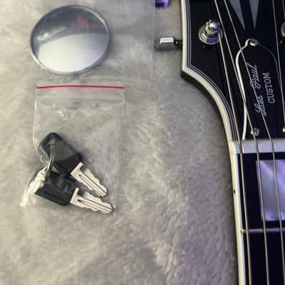 ADAM JONES CUSTOM SHOP 1979 Les Paul custom. Antique SILVER BURST with ZERO LAME IMAGES on the back of this beautiful guitar. image 14