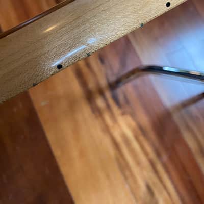 2006 Fender Strat Neck Maple Standard Stratocaster 9.5" Brass Nut image 6