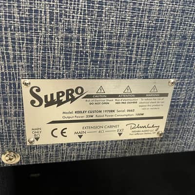 Supro 1970RK Keely Custom 10 25-Watt 1x10" Tube Guitar Combo Amplifier image 6