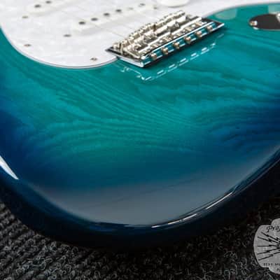 Tokai AST-108 S-Style MIJ Blue Burst Trans Ash Rosewood Alnico 2 Made in Japan image 15