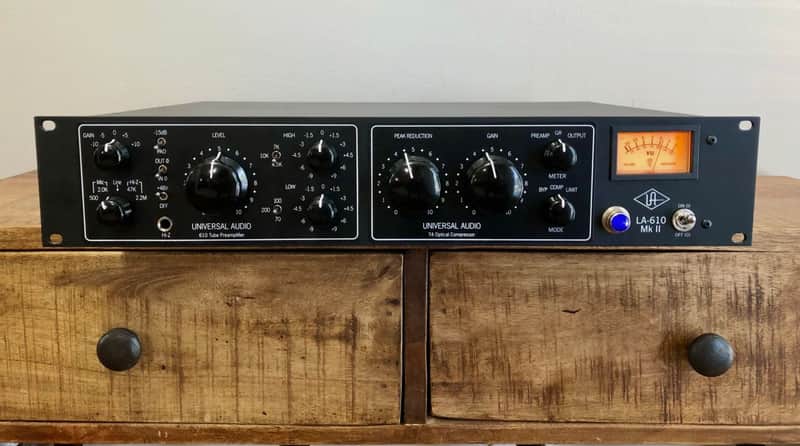 Universal Audio LA-610 MkII Tube Channel Strip + Bonus 2 Mogami Gold XLR Cables image 1