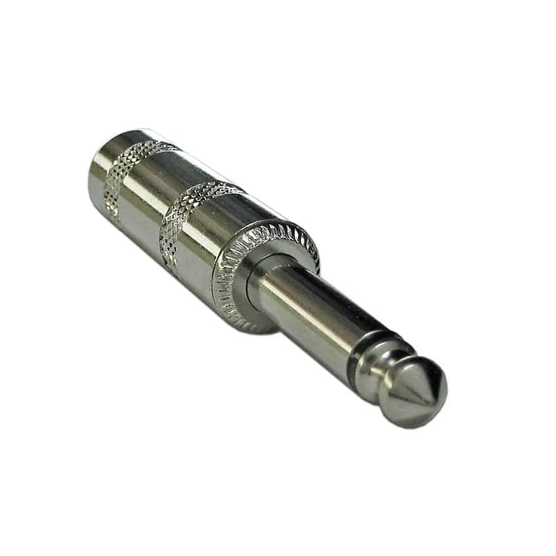 1/4 Mono Ts Heavy Duty Male Audio Speaker Guitar Cable Connector Plug Jack image 1